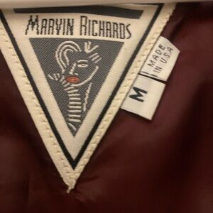 Marvin Richards Deep Red Outerwear
